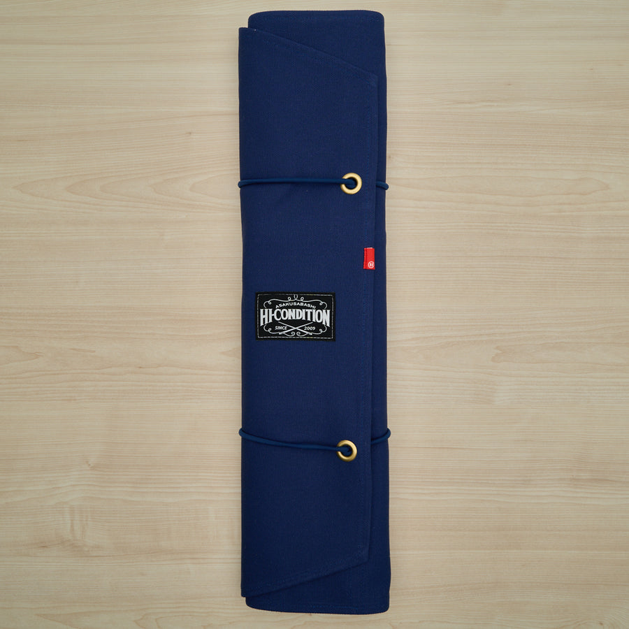 HI-CONDITION Hanpu Canvas 9 Pockets Knife Roll Navy