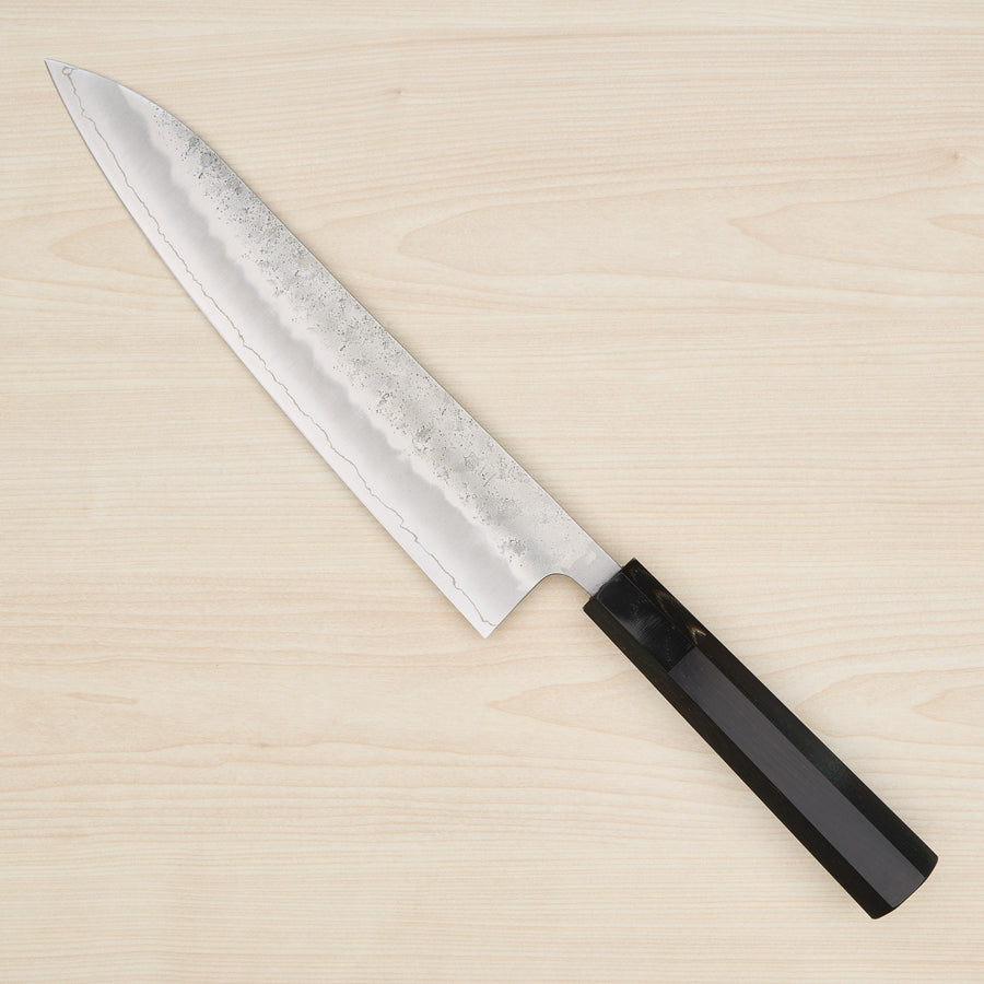 Hitohira Futana S3 Nashiji Gyuto 240mm Ebony Handle