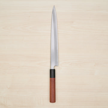 Hitohira Tanaka Mosuke White #2 Yanagiba 270mm Taihei Quince Handle