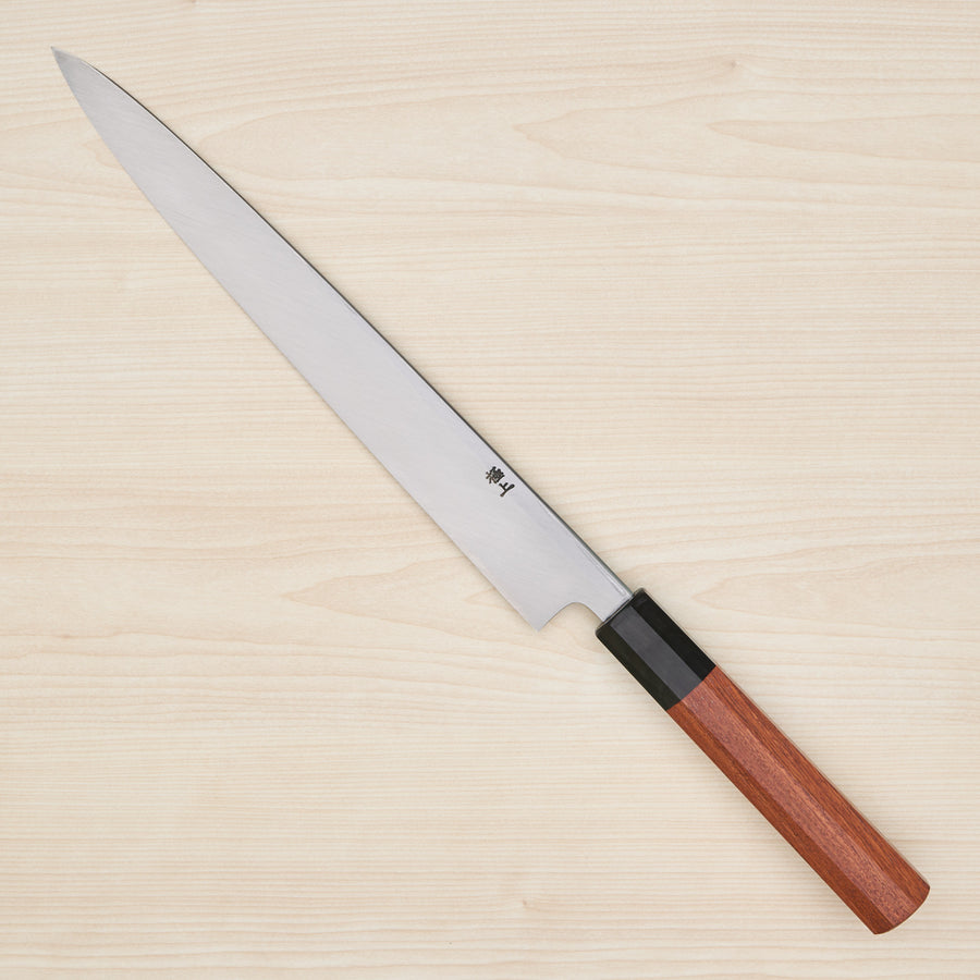 Hitohira Tanaka Mosuke White #2 Yanagiba 270mm Taihei Quince Handle