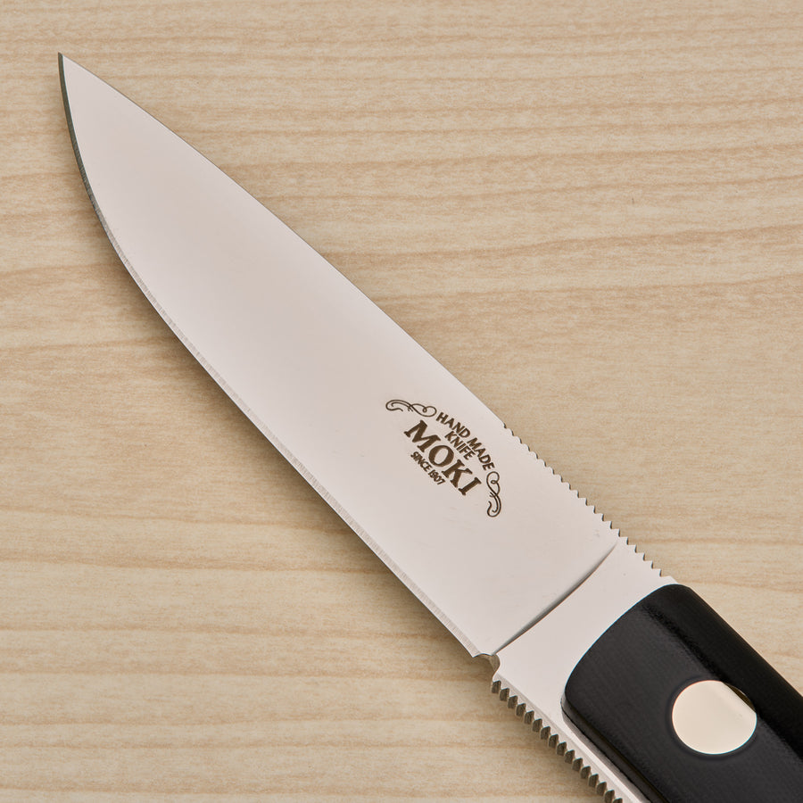 MOKI Banff Fixed Blade Linen Micarta Handle (Medium)