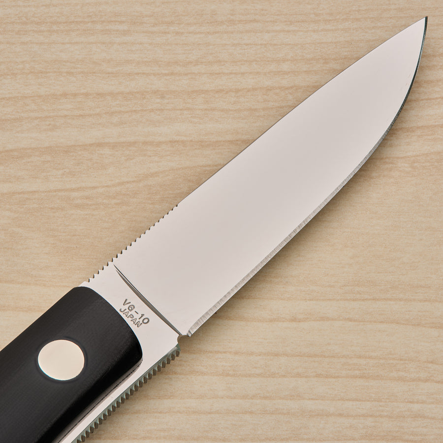 MOKI Banff Fixed Blade Linen Micarta Handle (Medium)