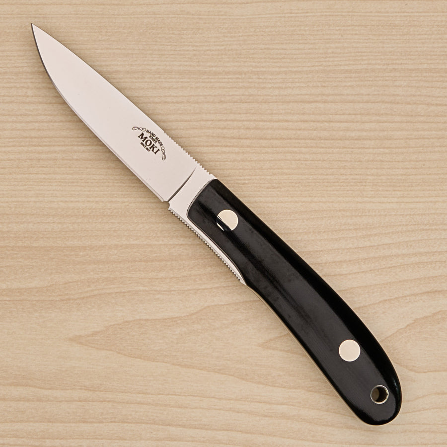 MOKI Banff Fixed Blade Linen Micarta Handle (Medium)