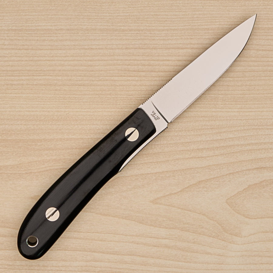 MOKI Banff Fixed Blade Linen Micarta Handle (Medium)