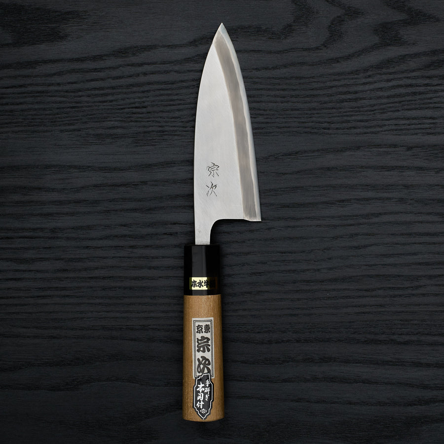 Morihei Munetsugu White #2 Deba 135mm Ho Wood Handle
