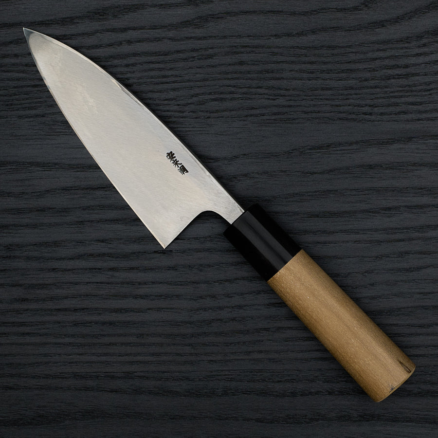 Morihei Munetsugu White #2 Deba 135mm Ho Wood Handle