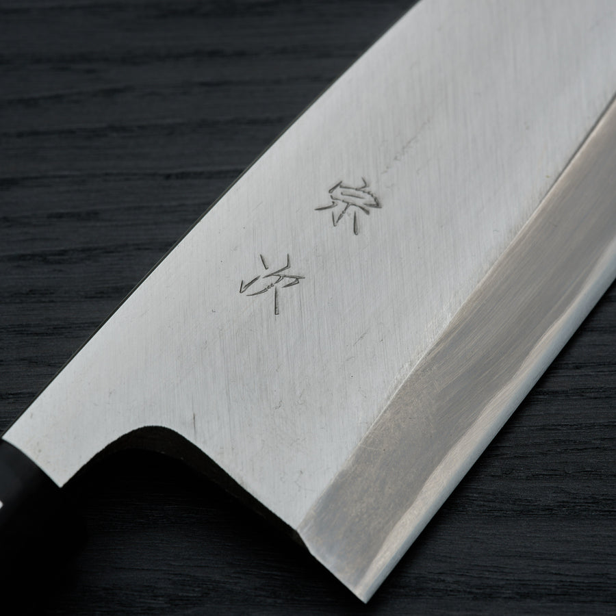 Morihei Munetsugu White #2 Deba 180mm Ho Wood Handle