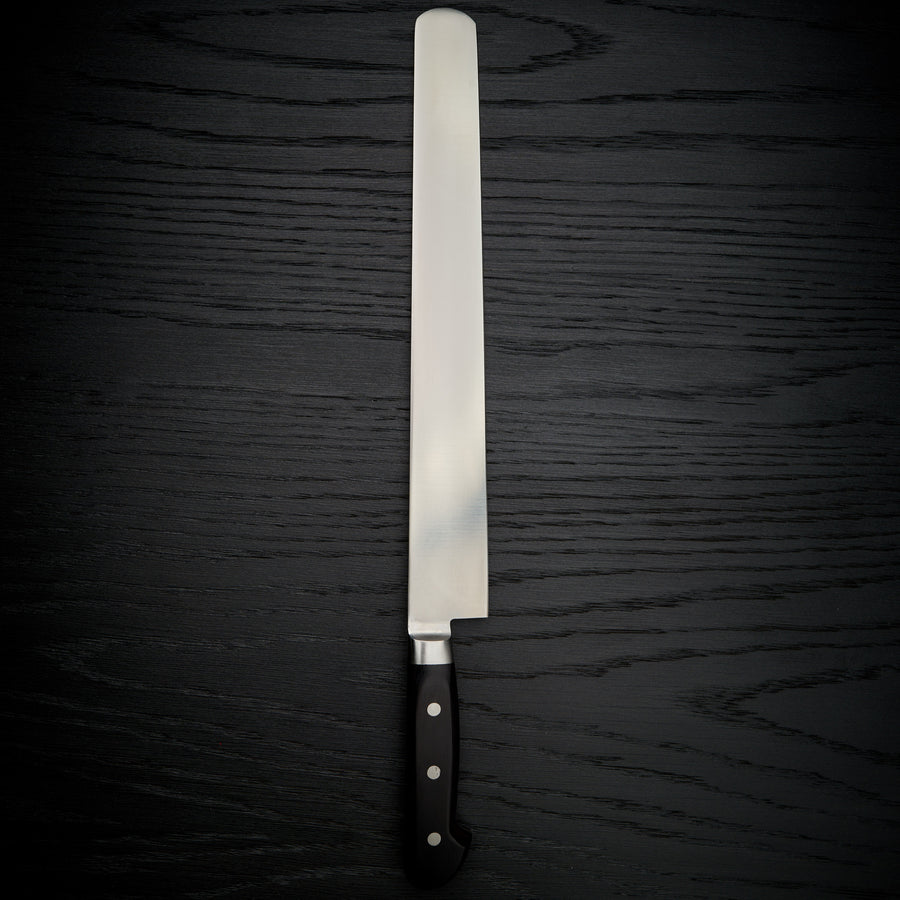 Hitohira Mumei Stainless Cake Knife 300mm Pakka Handle
