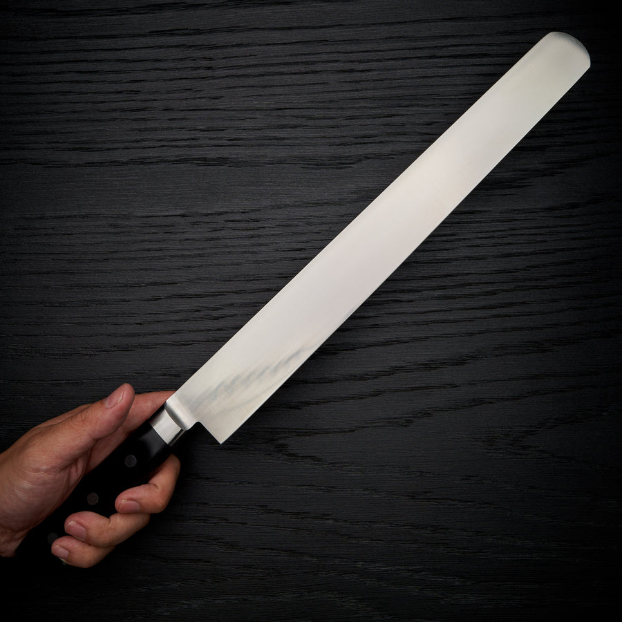 Hitohira Mumei Stainless Cake Knife 300mm Pakka Handle