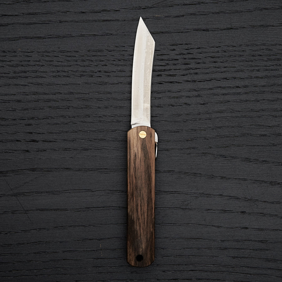 Higonokami VG10 Folding Knife Kurokaki Persimmon Handle