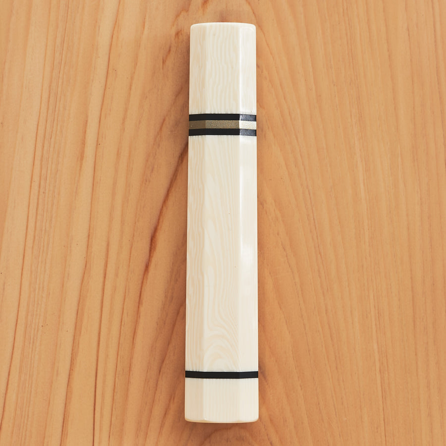 Imitation Ivory Handle with Nickel Silver Spacers 145mm