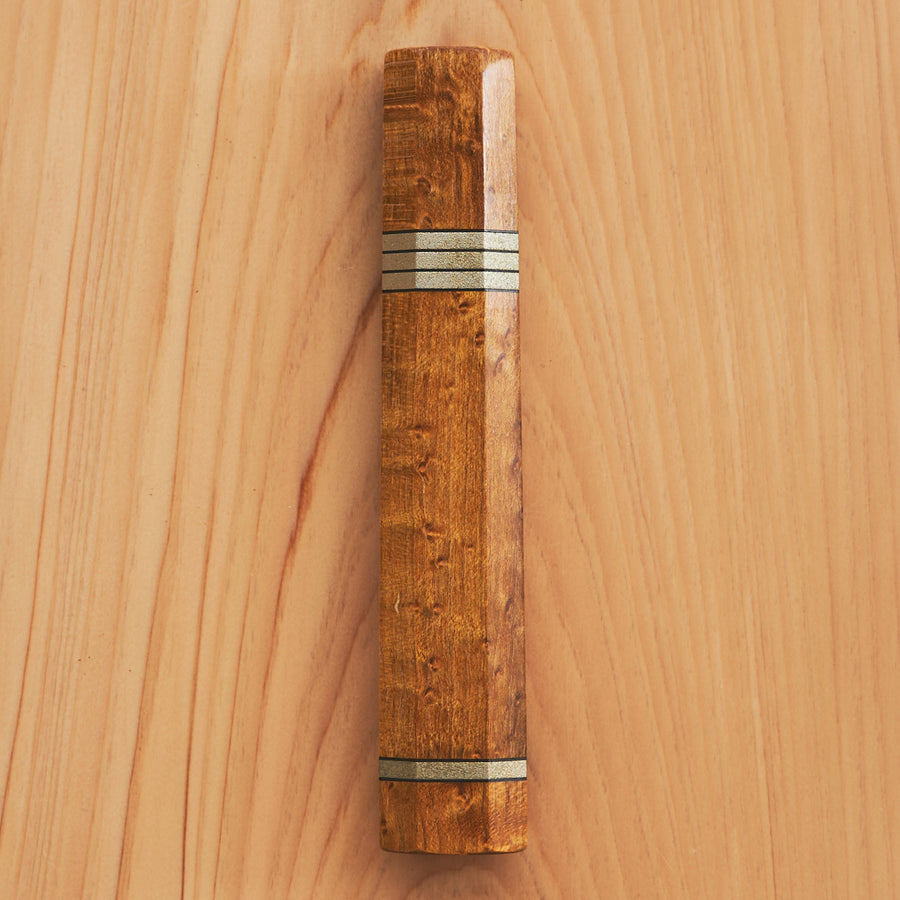 Signature Bird's Eye Maple Handle with Nickel Silver Spacers 145mm