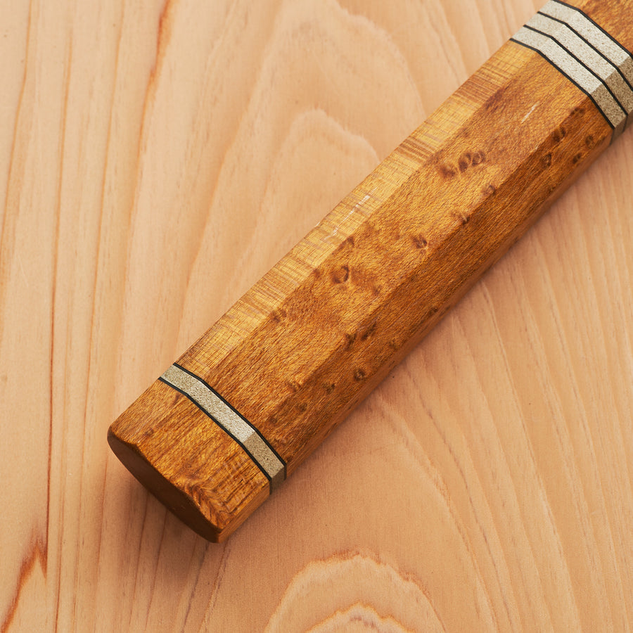 Signature Bird's Eye Maple Handle with Nickel Silver Spacers 145mm