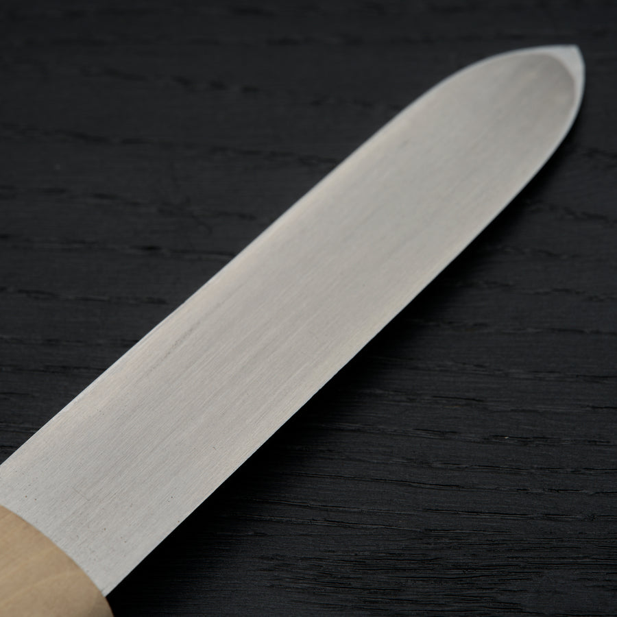 Mumei White #2 Kurouchi Makiri 135mm Ho Wood Handle